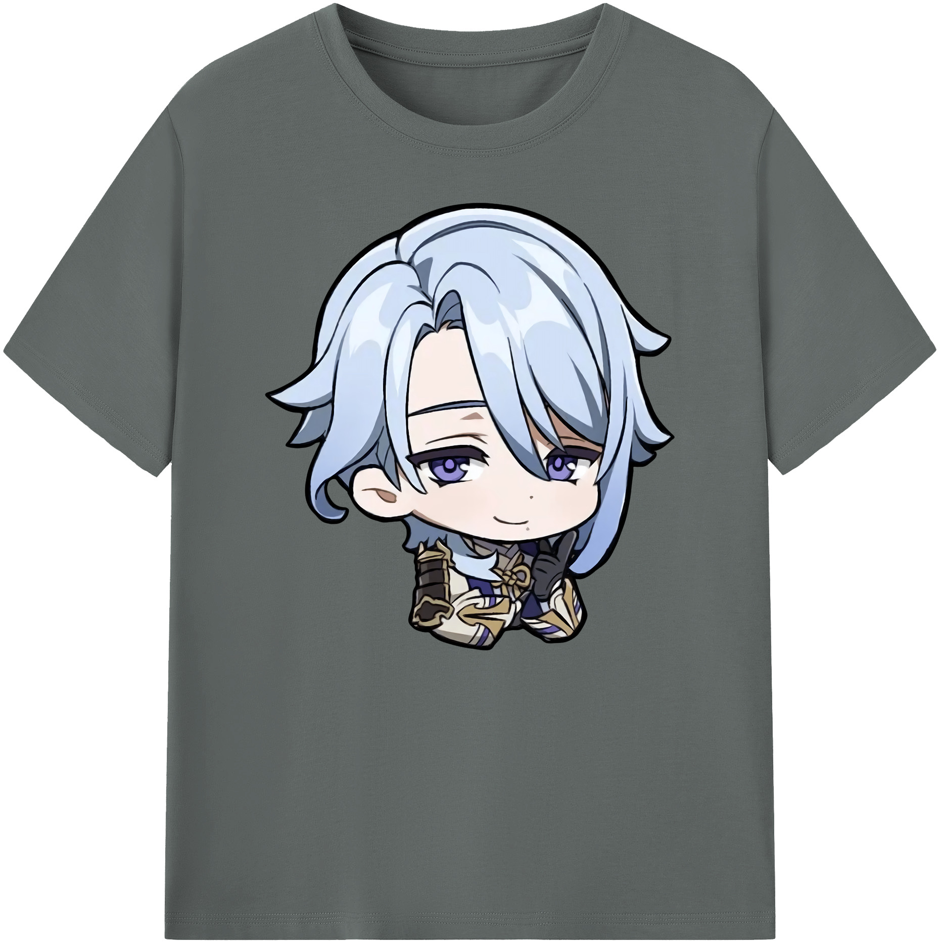 げんし神 神里綾人 かみさとあやと genshin Kamisato Ayato 綿100％ メンズ半袖Tシャツ｜肌触りやわらか＆通気性